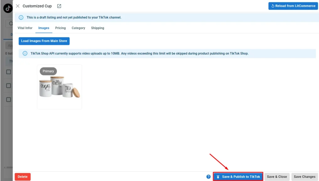 image Optimize your listing before publishing to TikTok