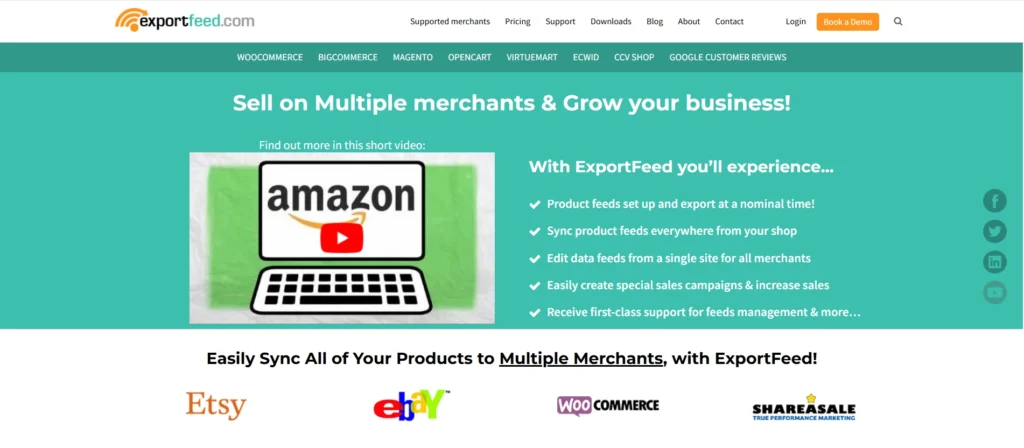 ExportFeed 1 ExportFeed- best etsy integrations for woocommerce