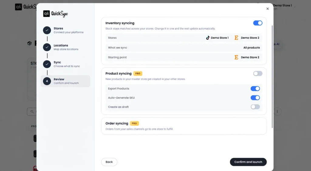 QuickSync 2 QuickSync automated channel matching 2