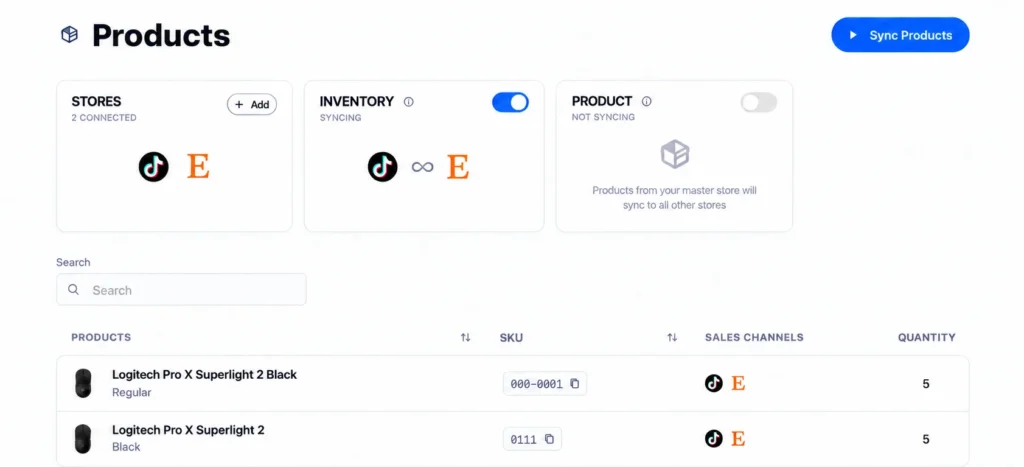 QuickSync sync QuickSync order management
