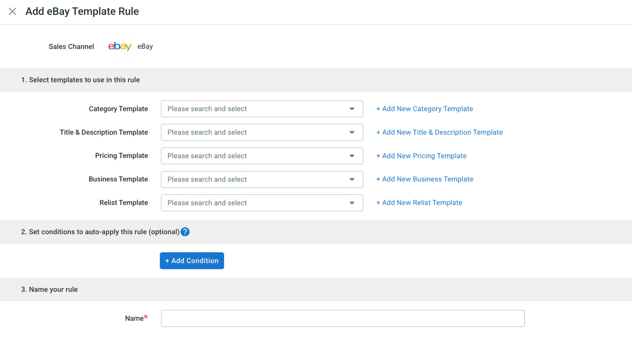 image 8 LitCommerce add eBay template rule with conditions