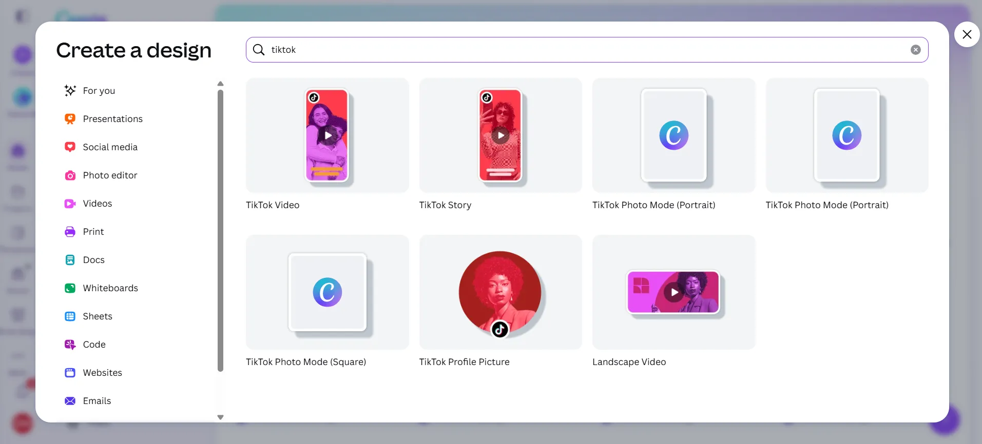 tiktok tool canva Canva - Best Tool for Designing TikTok Thumbnails & Images