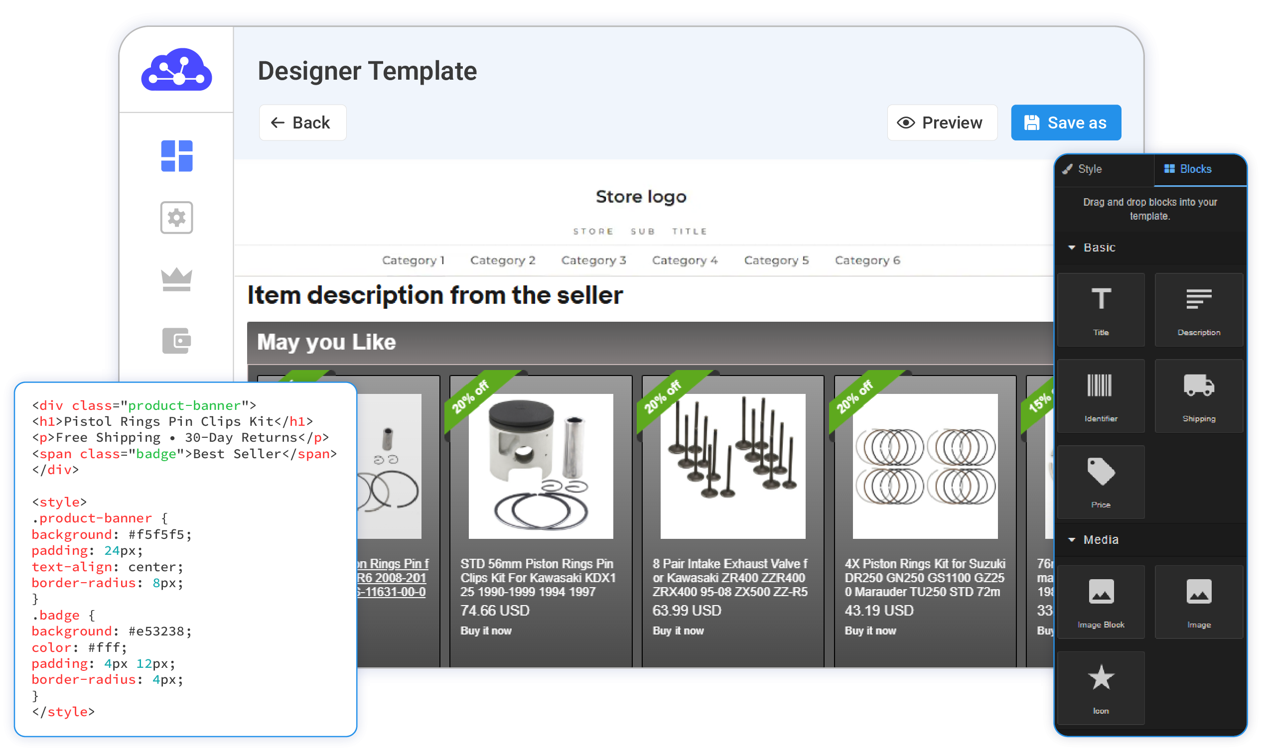 Design Professional eBay Listings with Customizable Templates