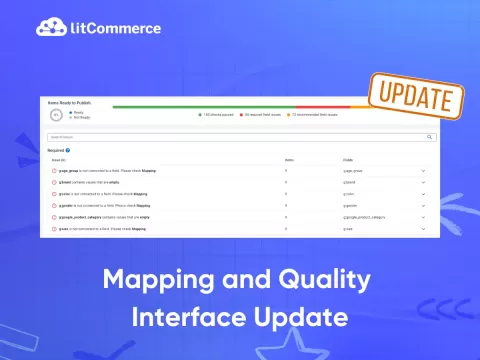 Mapping and Quality Interface Update
