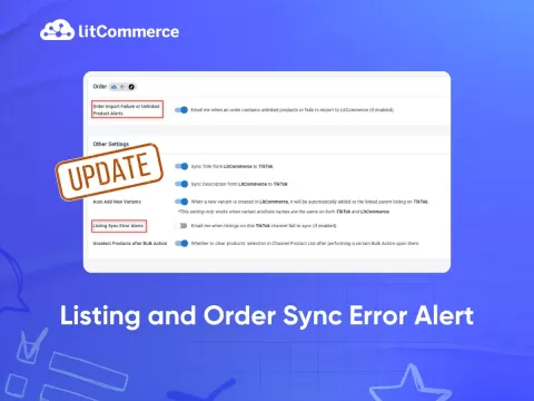 Listing and Order Sync Error Alert