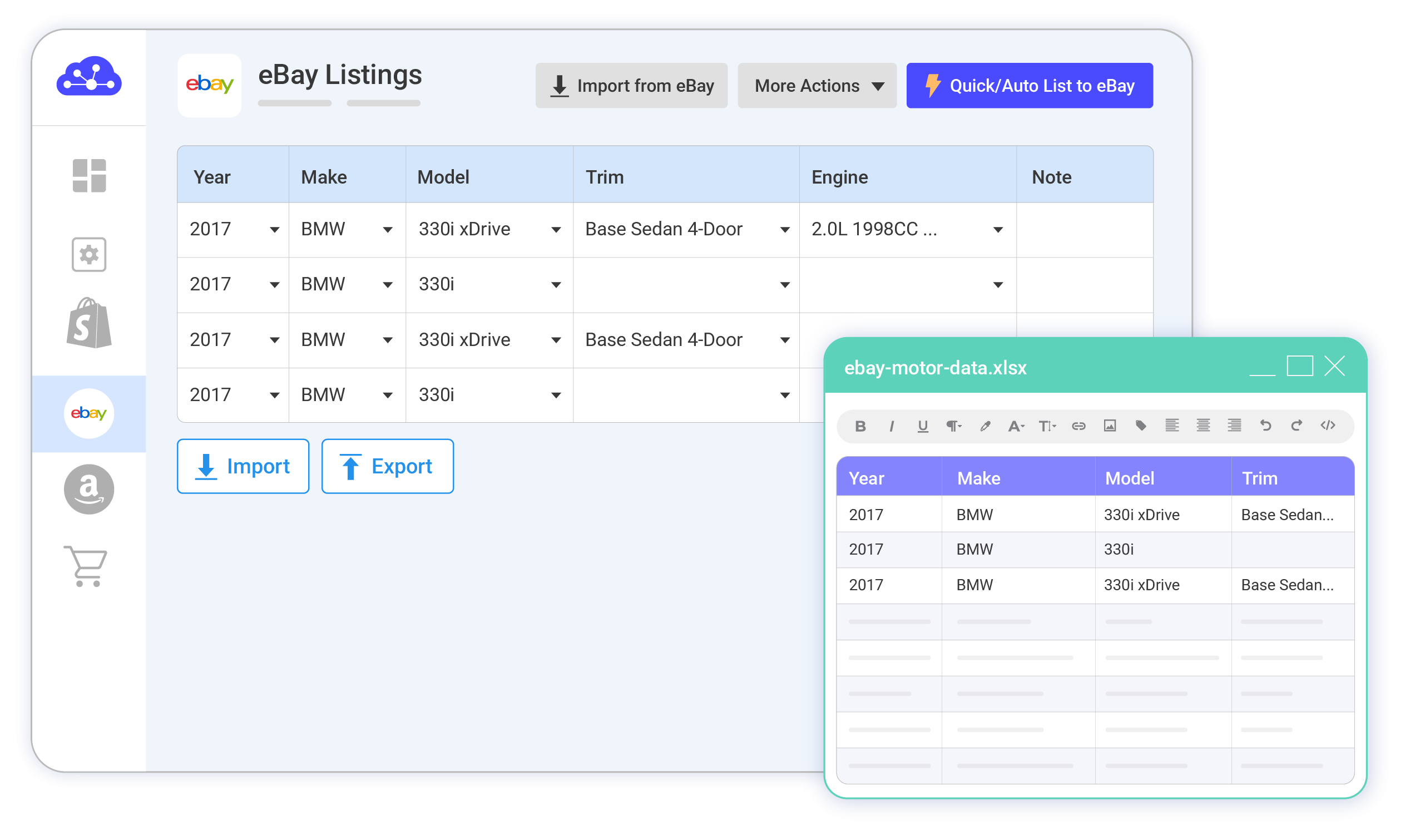 Create or Update eBay Motors Compatibility Lists with Files