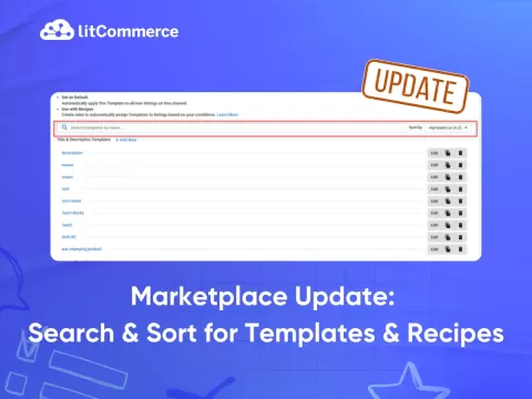 Search & Sort for Templates and Recipes