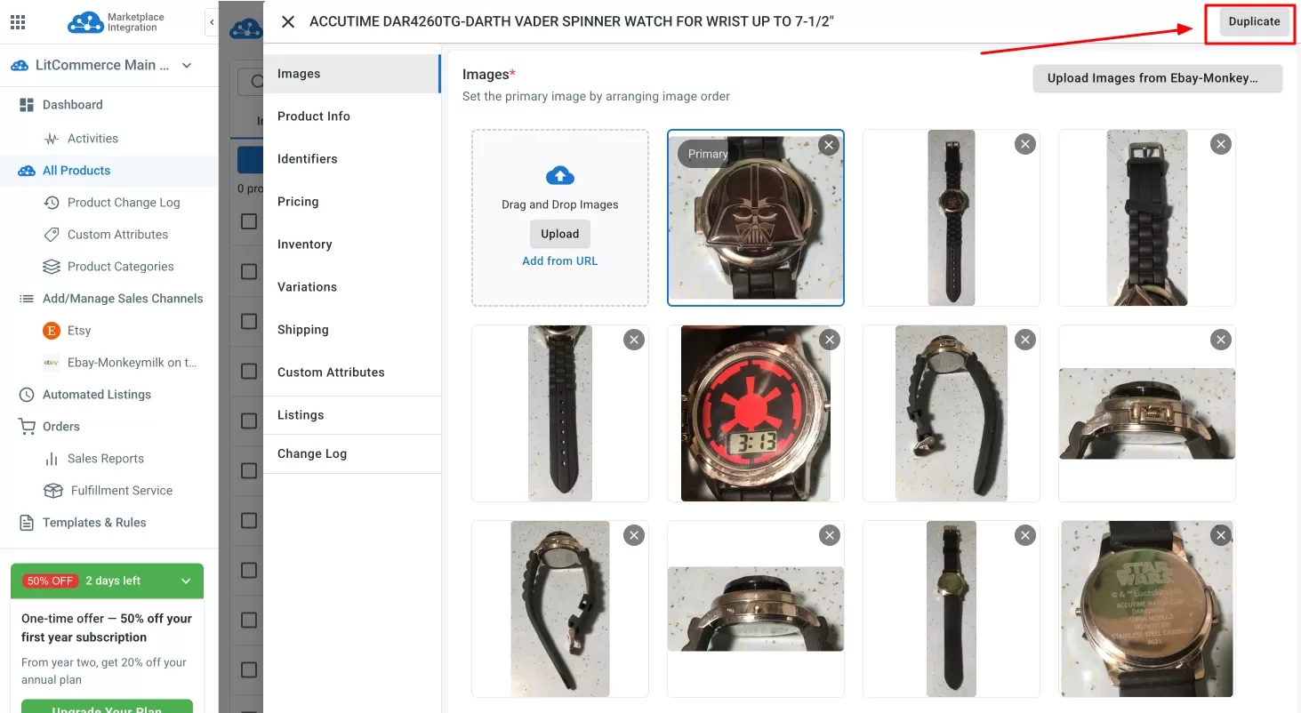 duplicate listings