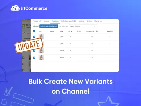 Bulk Create New Variants on Channel