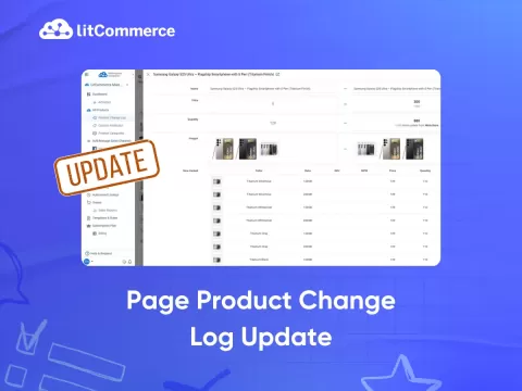 Page Product Change Log Update