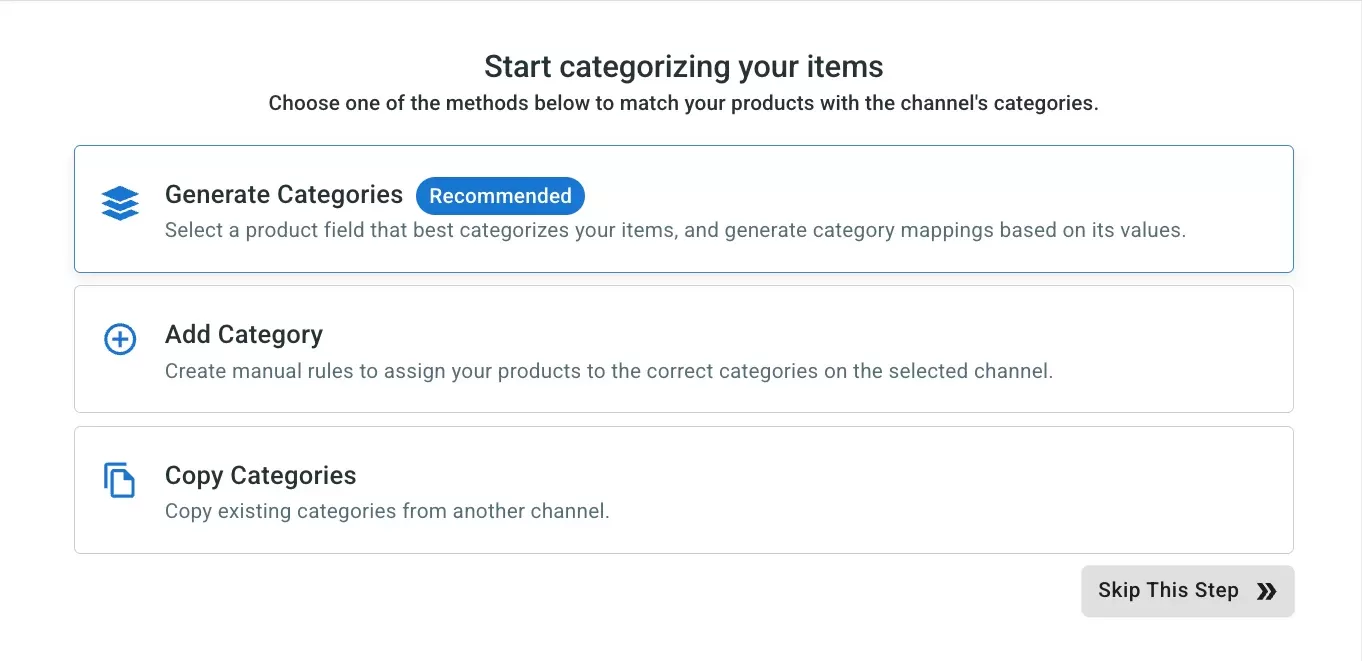 categorization for Meta and Google