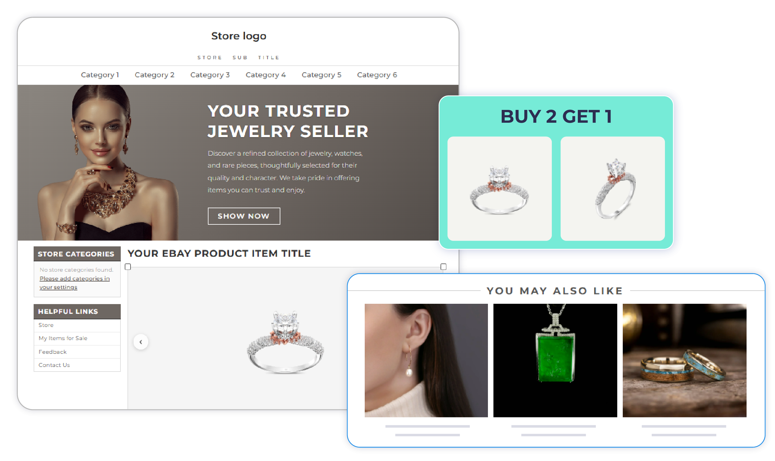 Cross-Sell Items Inside Your eBay Listing Templates