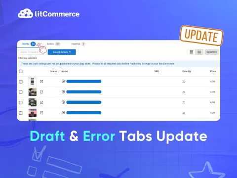 Draft & Error Tabs Update