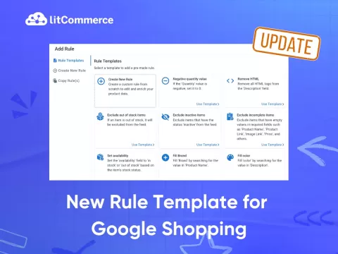 New Rule Template for Google Shopping