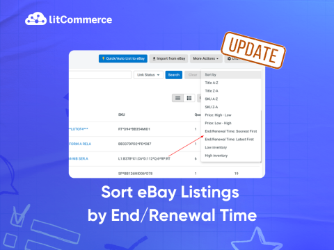 Sort eBay Listings by End or Renewal Time