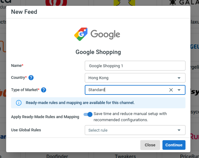 Ready-Made Rules and Mappings