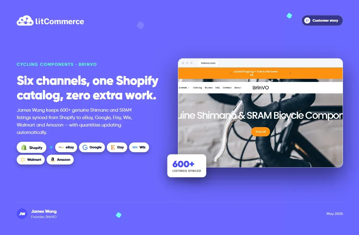 BrinVO case study from LitCommerce