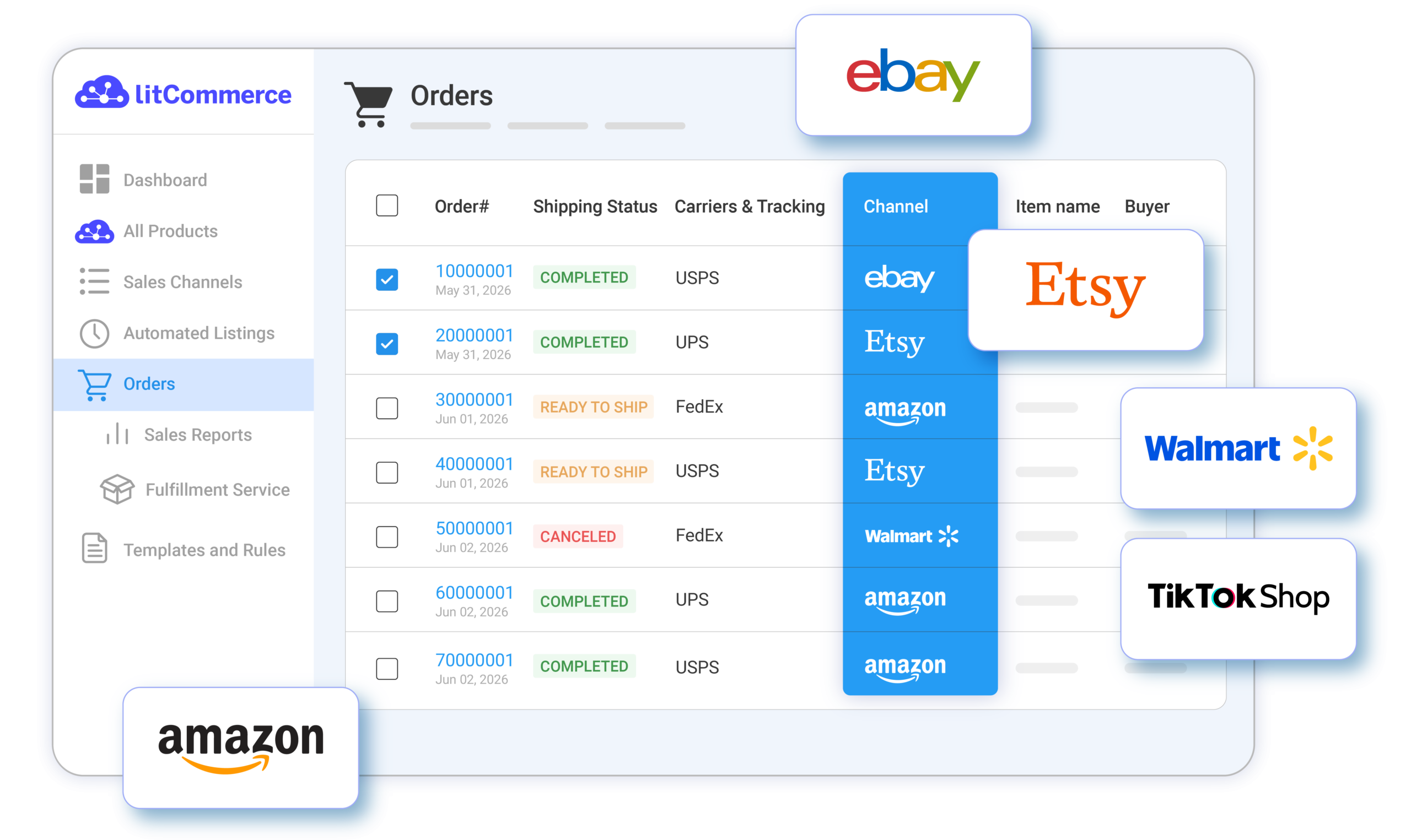 Manage All Orders across Multiple Platforms in ONE Place