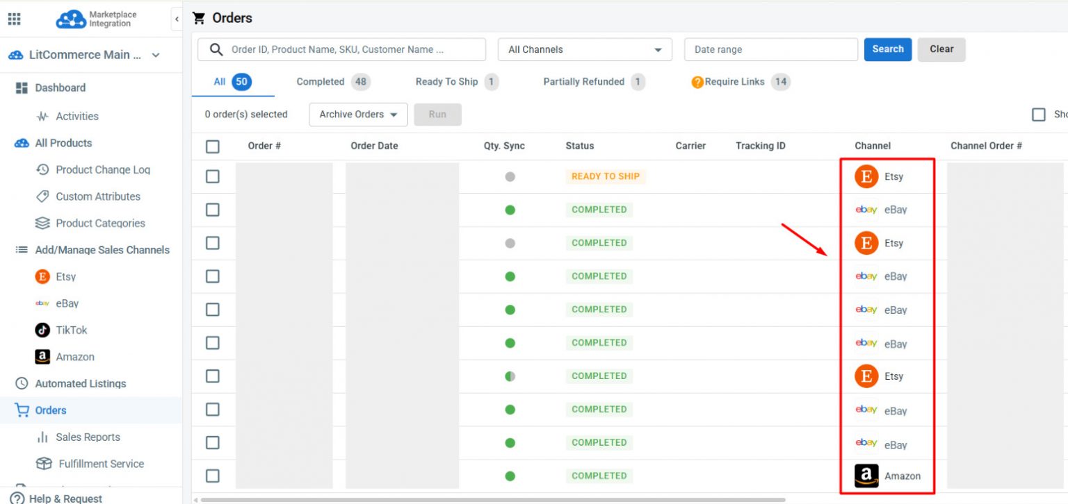 Manage order flow Manage order flow
