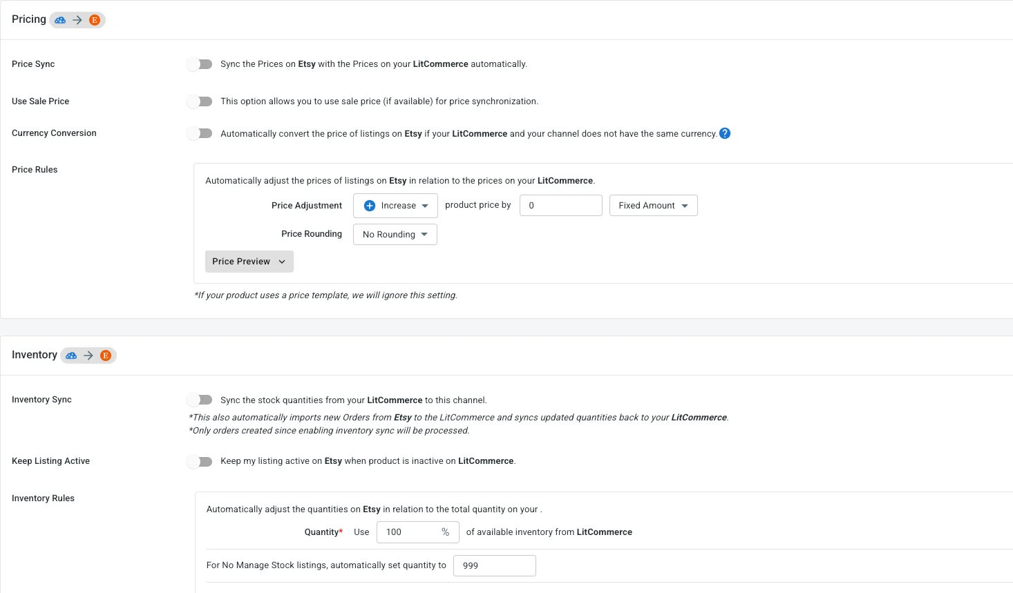 turn on etsy sync for amazon turn on etsy sync for amazon