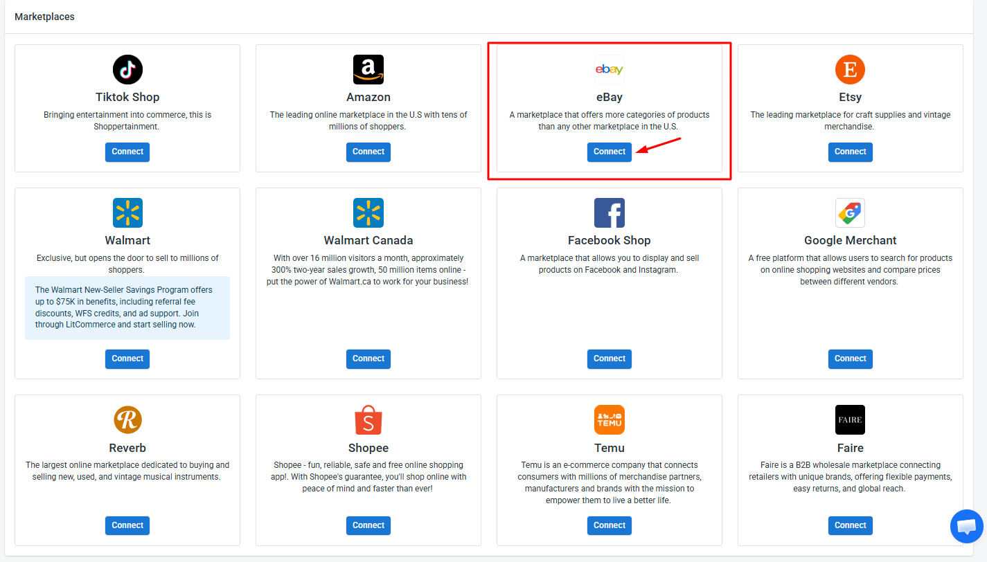 Step 1: Connect WooCommerce to eBay
