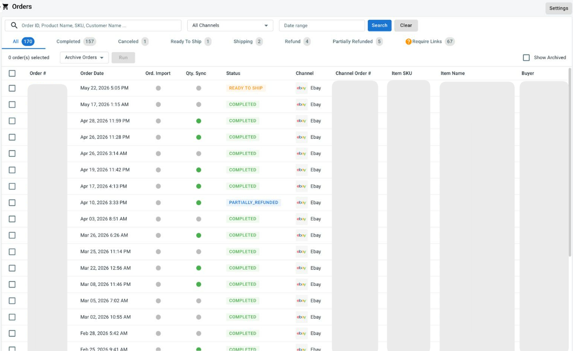 Manage Your eBay Order Flow