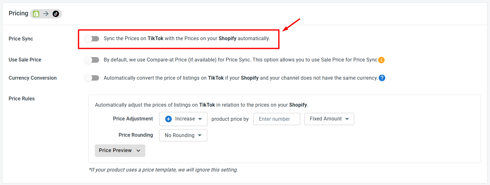 image5 Enable Shopify TikTok Shop Sync - Pricing