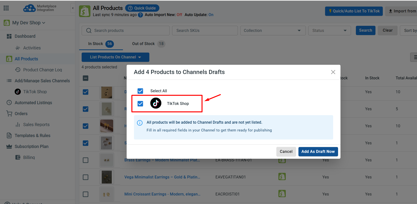 image6 Step 1: Link Shopify to TikTok Shop