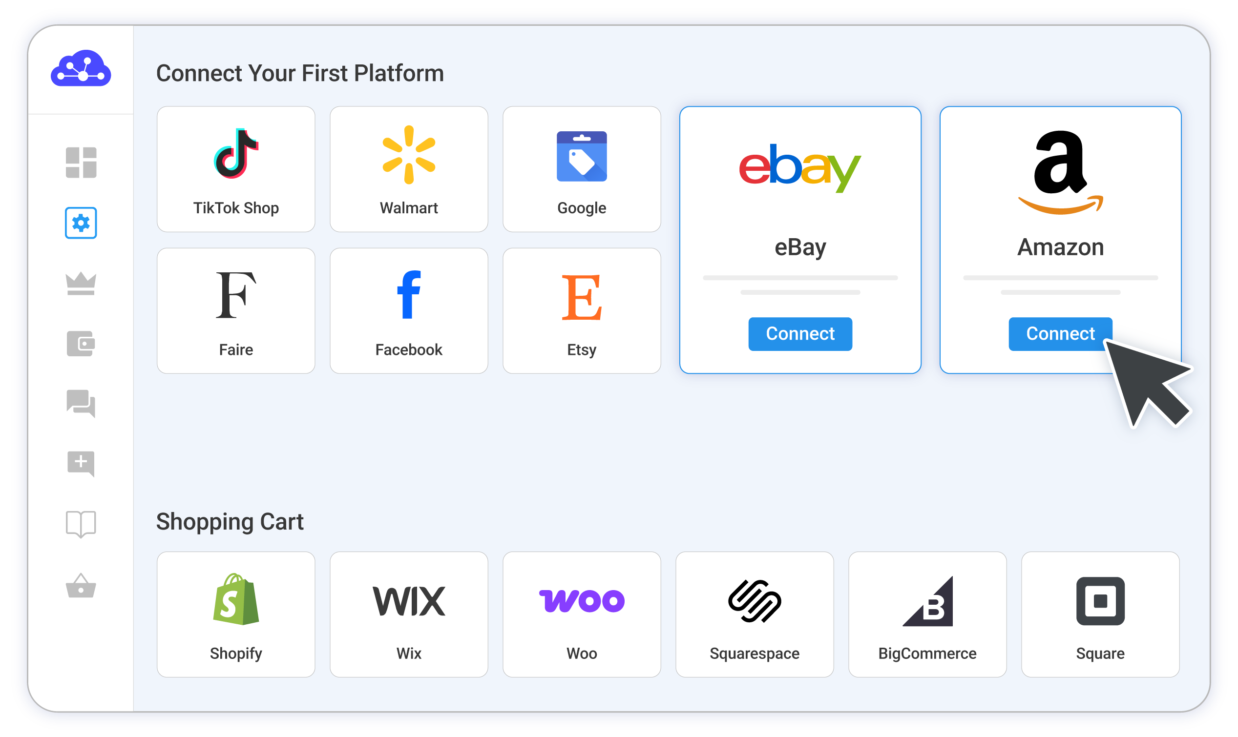 Step 1: Connect eBay and set your Main Store