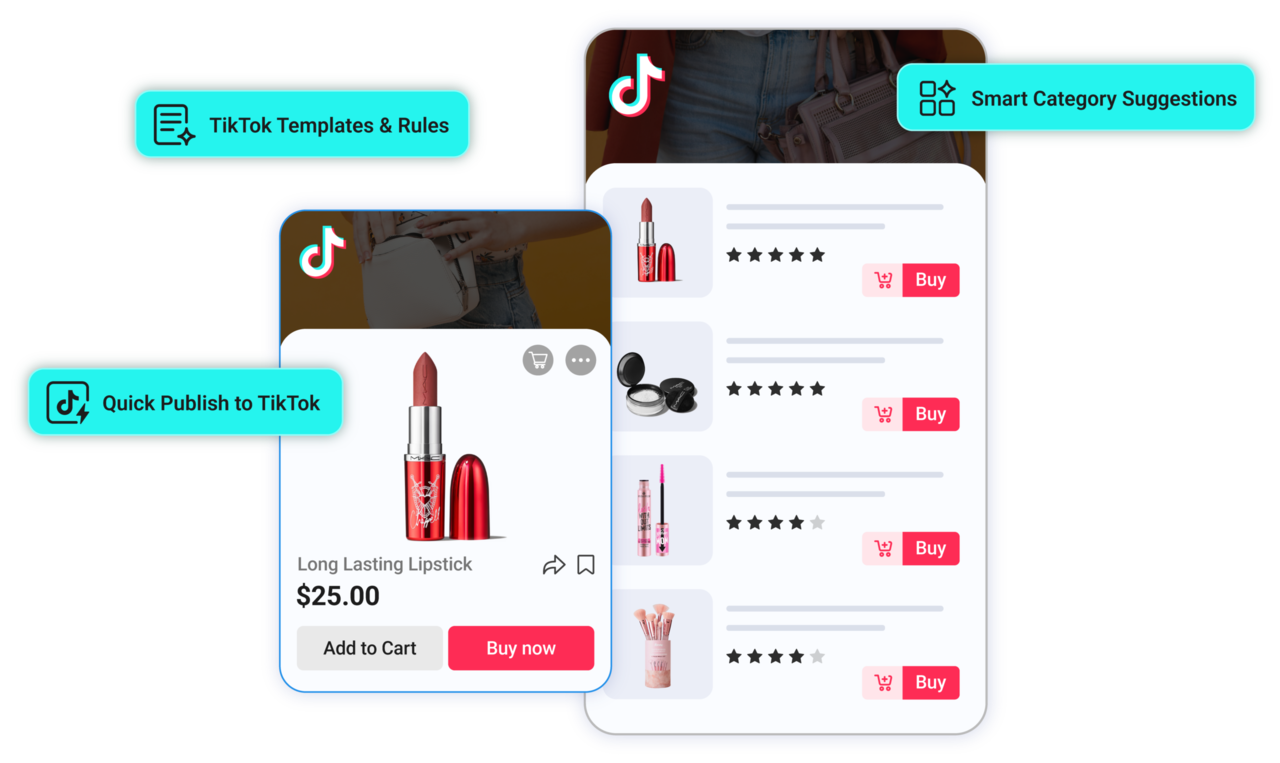 tiktok listing creation
